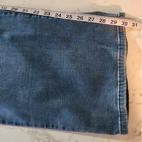 Soft Surroundings superemly soft pull on bootcut jeans silver lake wash Plus 3X - Picture 7 of 9